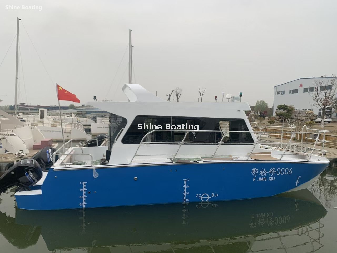 33ft catamaran transport boat (3) Bateau de transport catamaran 33 pieds (3)