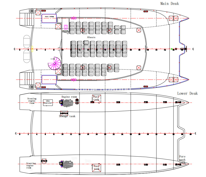 Catamaran de 65 pieds (9)