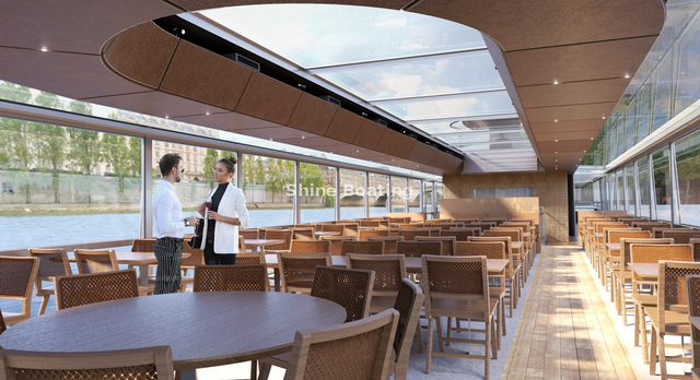 Bateau électrique SHINE 40m