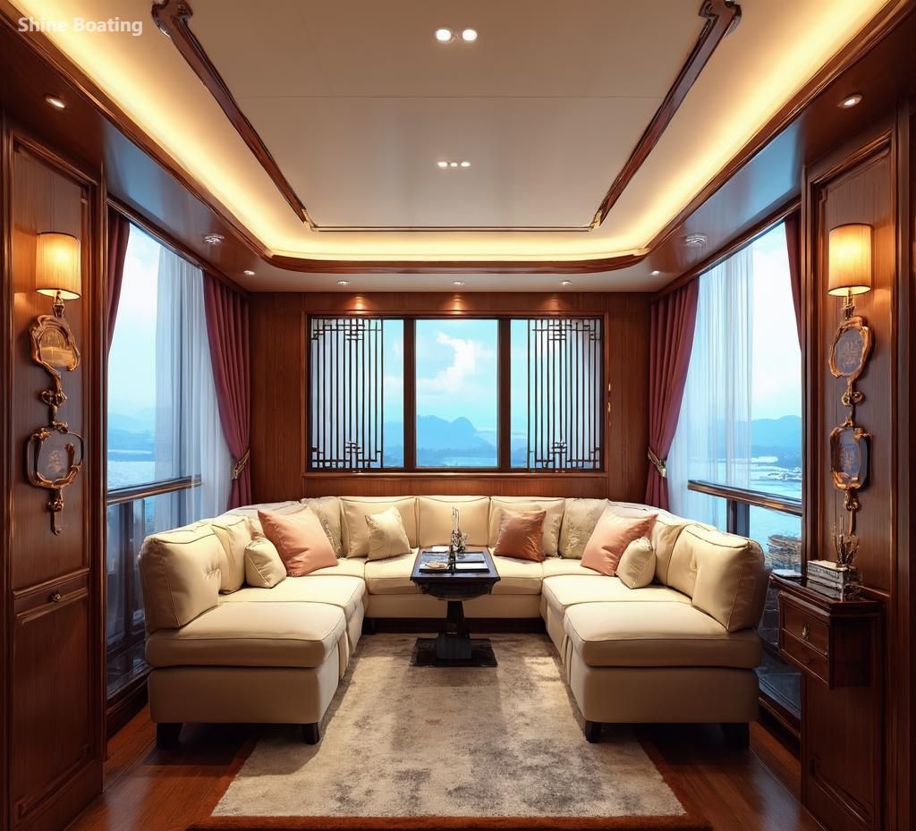 Int&eacute;rieur du yacht