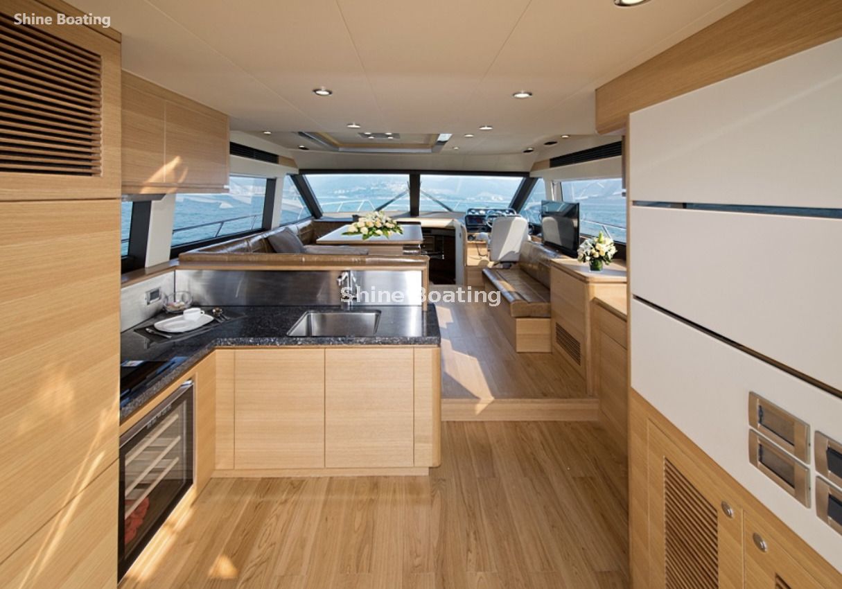 Yacht de luxe &agrave; fly de 52 pieds (4)