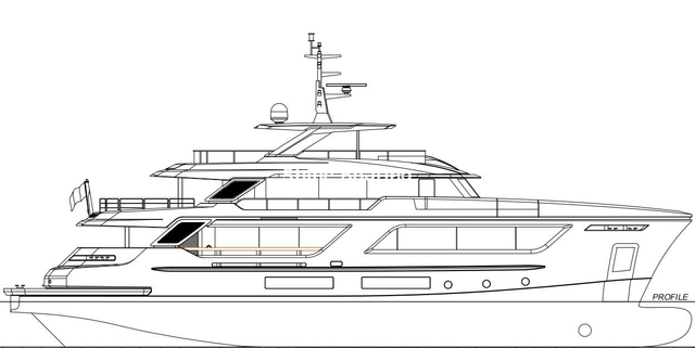 Yacht de luxe de 110 pieds